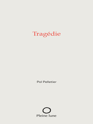 cover image of Tragédie